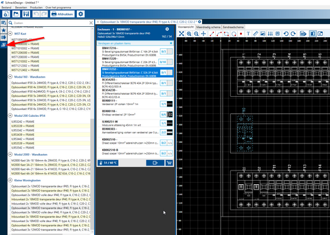 Schrack Design - Tekensoftware voor elektrische verdeelborden - templates