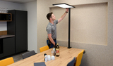 Installatie bureaulamp