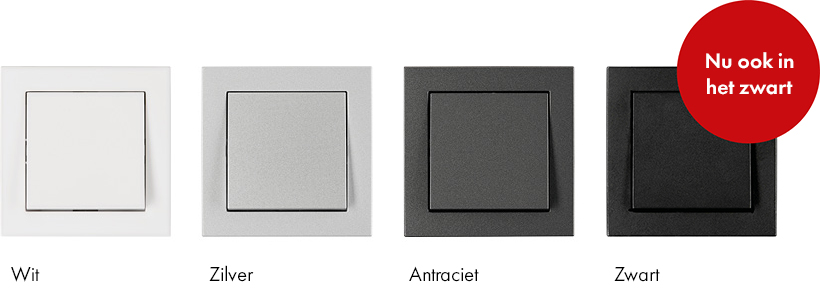 VISIO S in de kleuren wit, zilver, antraciet en zwart